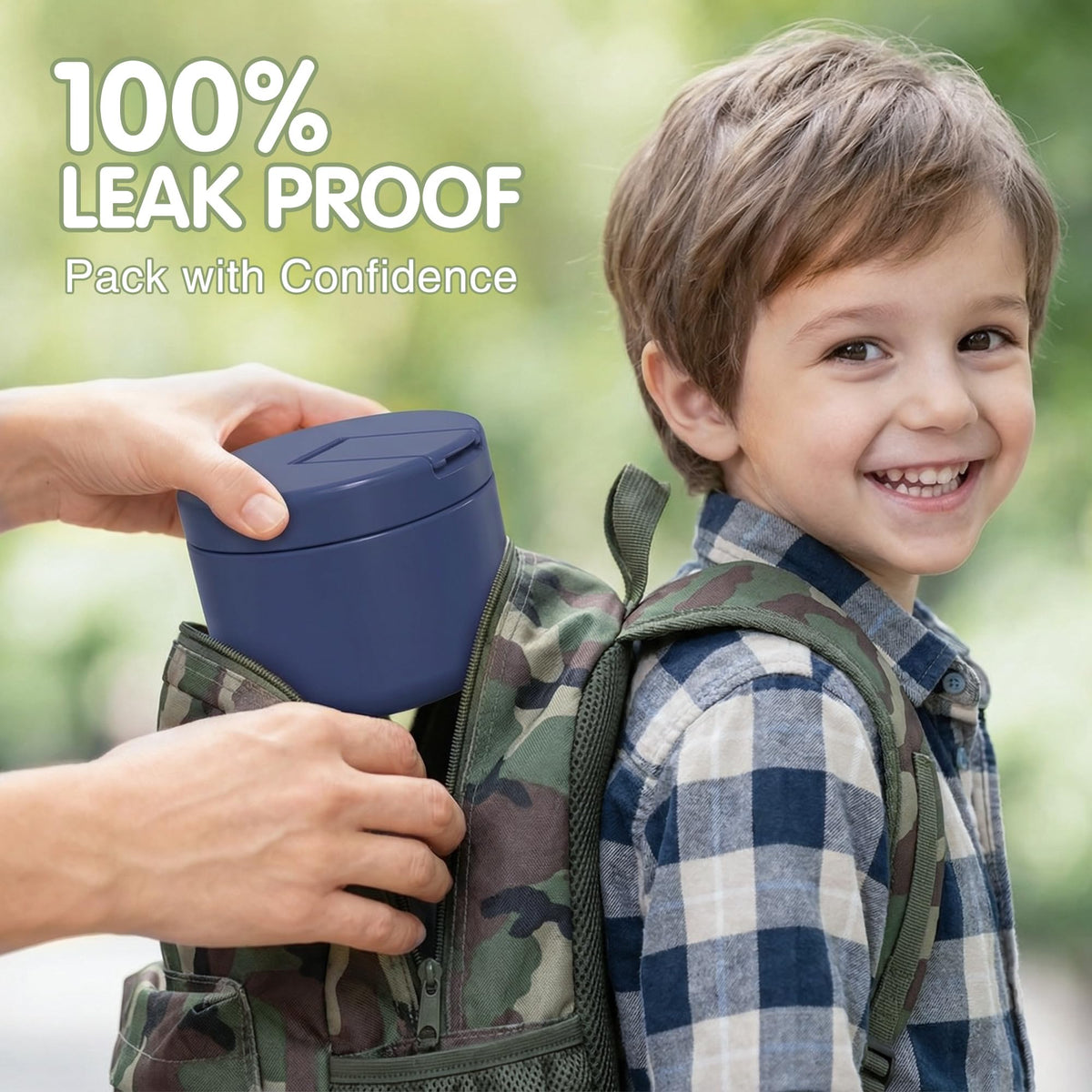 LOHASOK easy-flip lid supports independent lunchtime for kids.