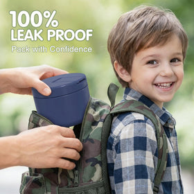 LOHASOK easy-flip lid supports independent lunchtime for kids.