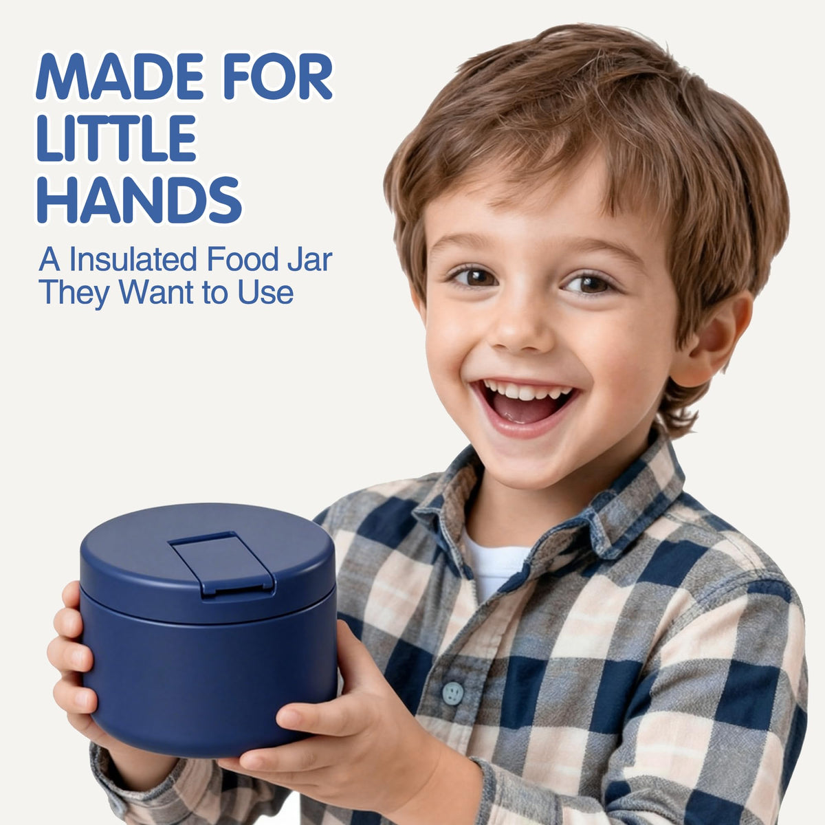 LOHASOK wide-mouth thermo design enables easy filling and serving.