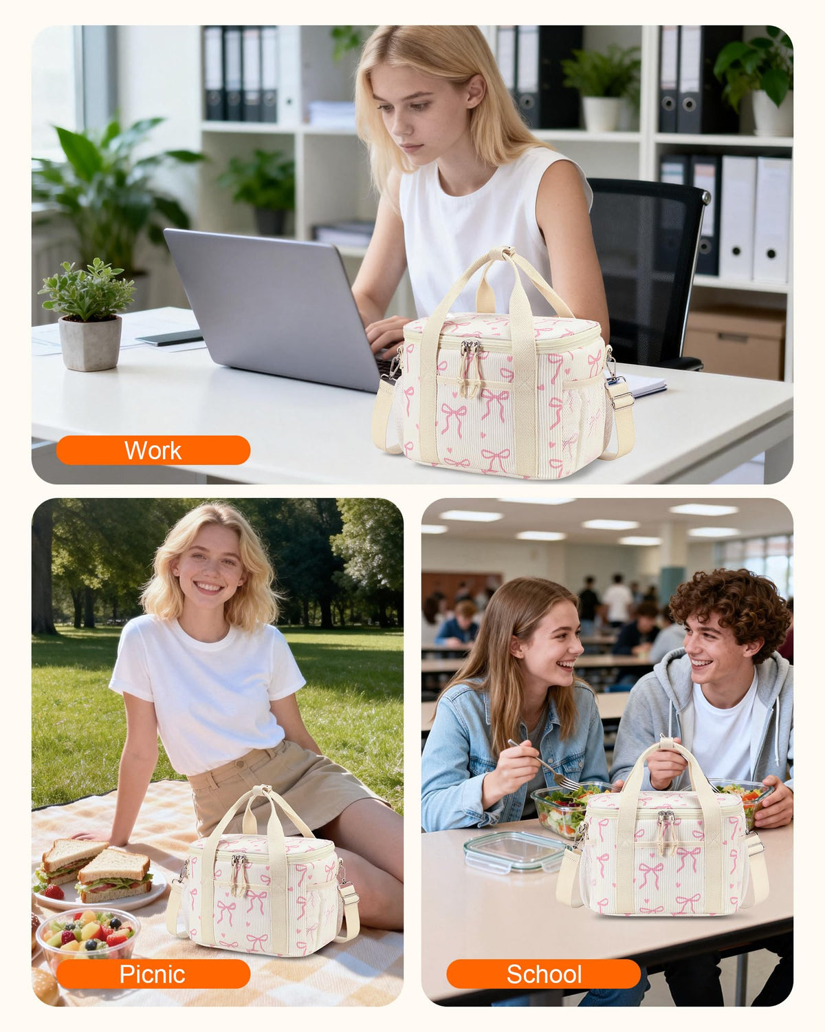 LOIDOU lunch bag ready for work or office use