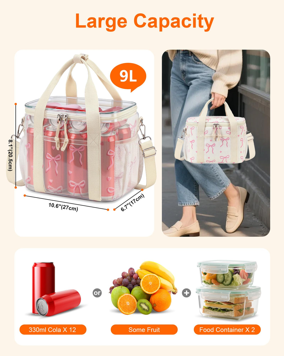 LOIDOU side mesh pocket for a water bottle or small items