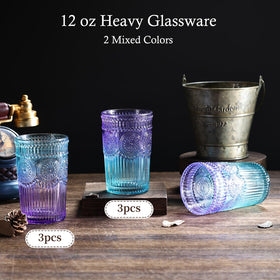 Loivttvv 6pcs 12oz highball glasses ideal for cocktails and everyday water