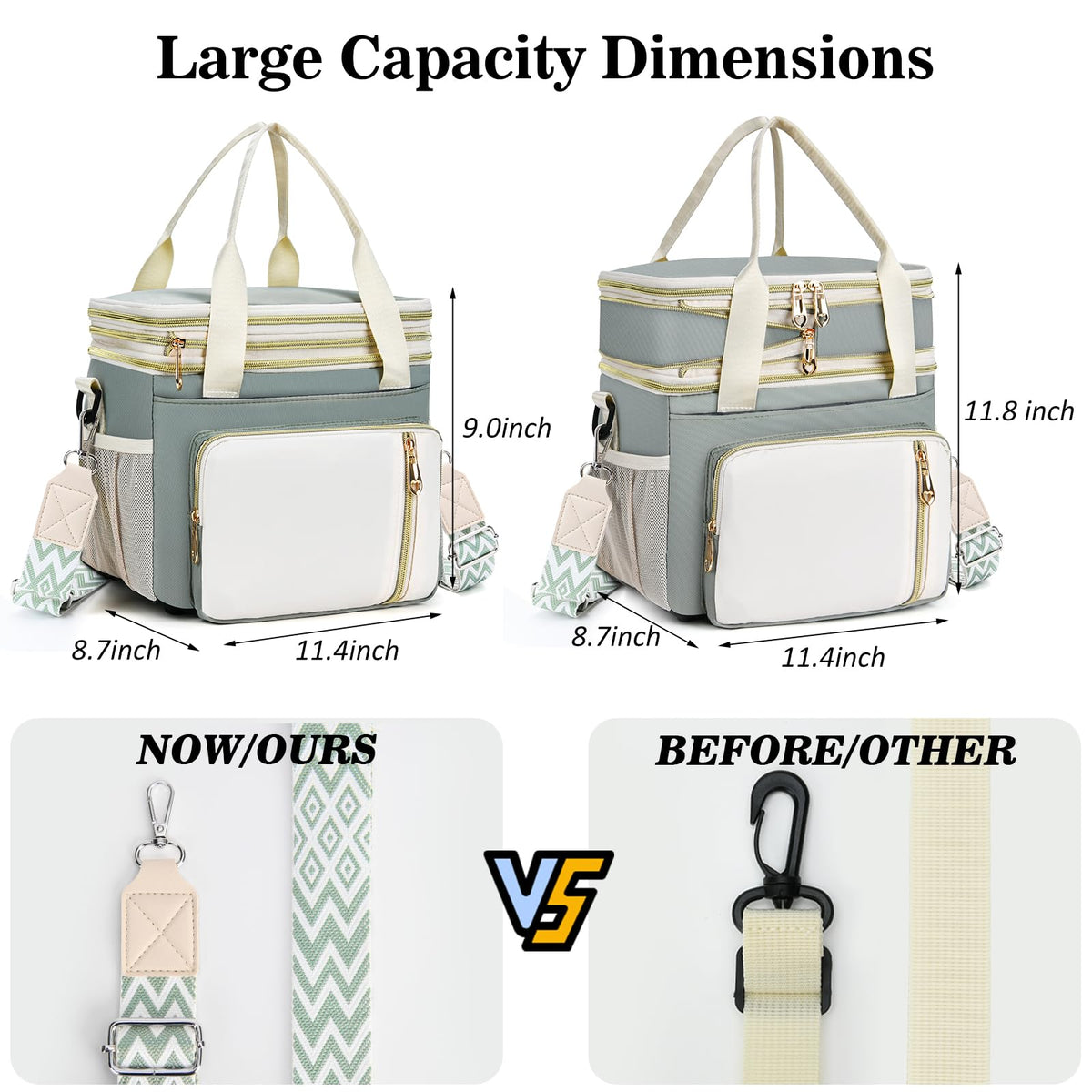 LOKASS lunch bag hidden anti-theft pocket secures valuables discreetly