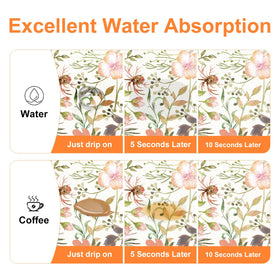 LOKHOM mat features anti-slip rubber backing to keep it in place.