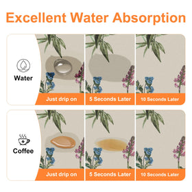 LOKHOM mat on kitchen counter for drying and protection
