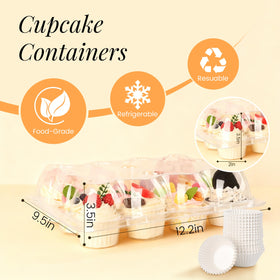 LOKQING cupcake box with buckle closure ensures sealed transport on busy event days