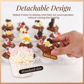 LOKQING 360-pack cupcake liners for bulk prep and display