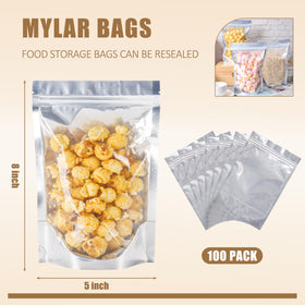 LOKQING resealable zipper design enables repeated opening and closing for convenience.