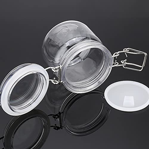Lokusel hinged-lid jar keeps contents fresh and dry