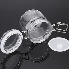 Lokusel hinged-lid jar keeps contents fresh and dry