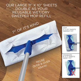 LOLA reusable mop refill option for sustainable cleaning