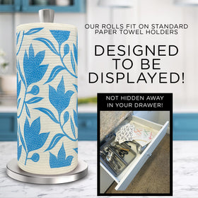 LOLA roll on holder showcases easy access with the Magic Clip for tidy, ready-to-use sheets