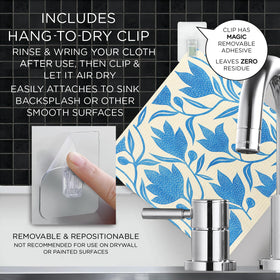 LOLA dishcloths are machine washable up to 150 cycles for long-lasting reuse