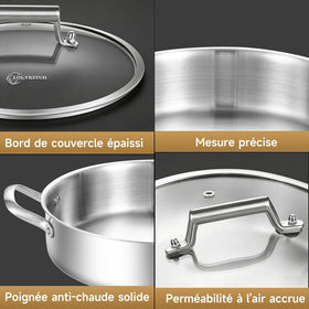 LOLykitch 8qt capacity is perfect for family meals and large batches.