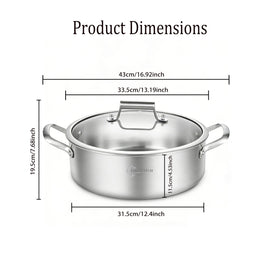 LOLykitch wide-base pan supports thorough browning and stirring without splashes.
