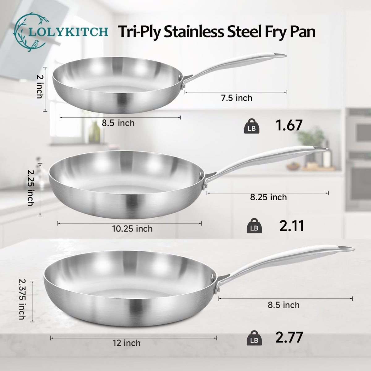 LOLYKITCH oven-safe pan in heated oven ready to finish dishes