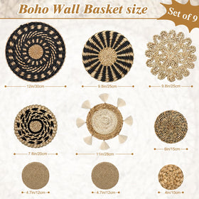 LOMOHOO nine piece set with varied sizes forms dynamic wall art
