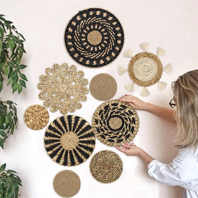 LOMOHOO baskets hold keys and small items on entryway wall