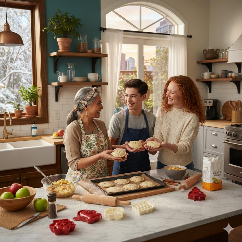 LONEA fall holiday pie molds offer nine shapes to elevate seasonal baking