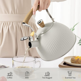 Lonffery spout lid design helps control steam while not in use