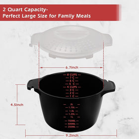 Longmann Pamperεd Chεf holes design vented lid for even steaming