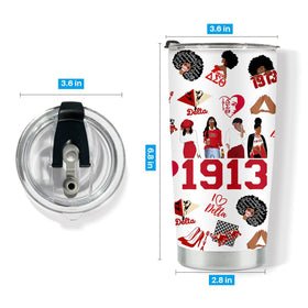 LONGXIN DST Cup 20oz tumbler side view, versatile use for hot or cold drinks.