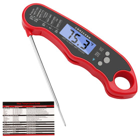 LONICERA meat thermometer with foldable probe for precise grilling and easy storage.