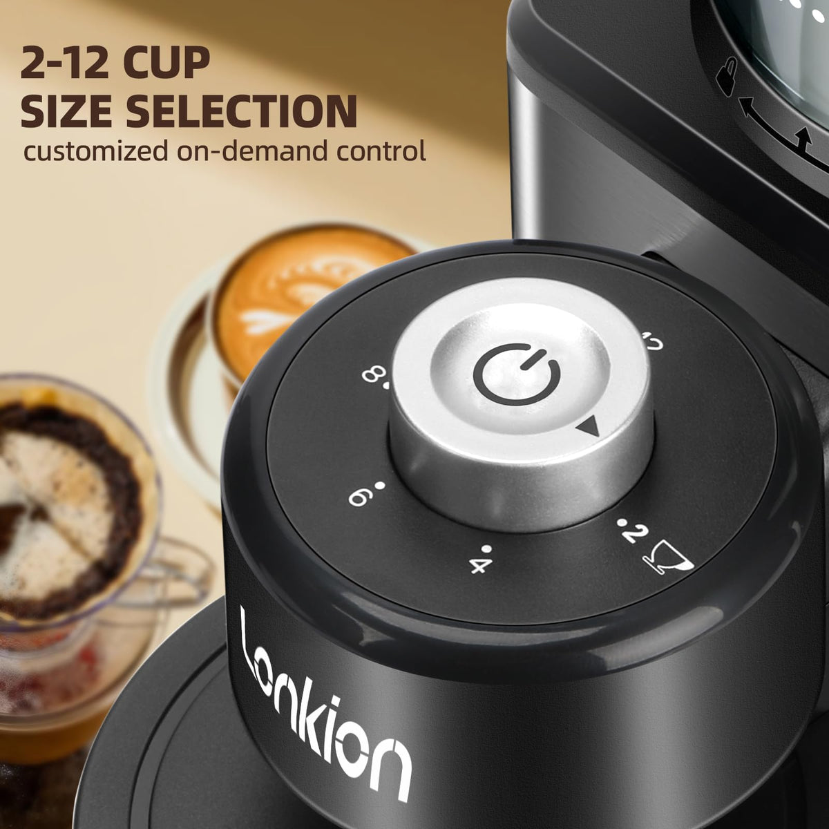 Lonkion Coffee Grinder operates quietly, making early mornings or late nights more peaceful.