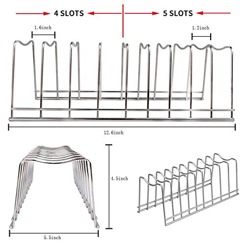 Lonpute bottom-wire design prevents scratches and keeps rack steady