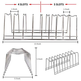 Lonpute bottom-wire design prevents scratches and keeps rack steady