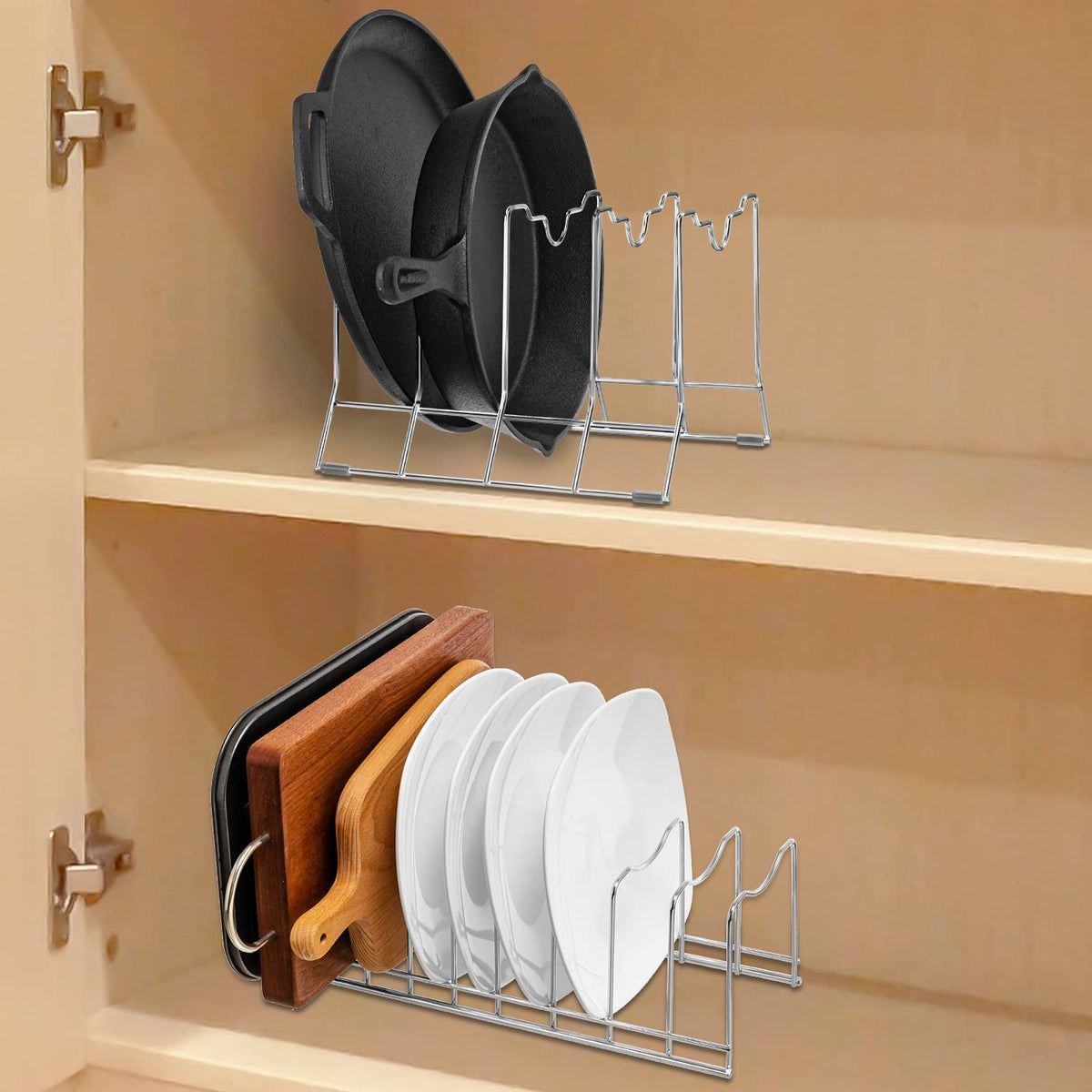 Lonpute two-divider system adapts to different lid sizes for flexibility