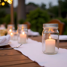Lonriva clear glass jars suitable for jams and spices with a modern look