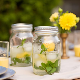 Lonriva jars organized for food storage in a kitchen setting