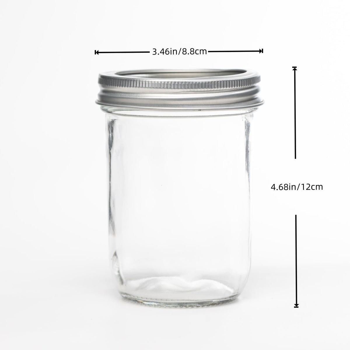 Lonriva jars with silver lids and rings for secure sealing and freshness