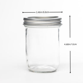Lonriva jars with silver lids and rings for secure sealing and freshness