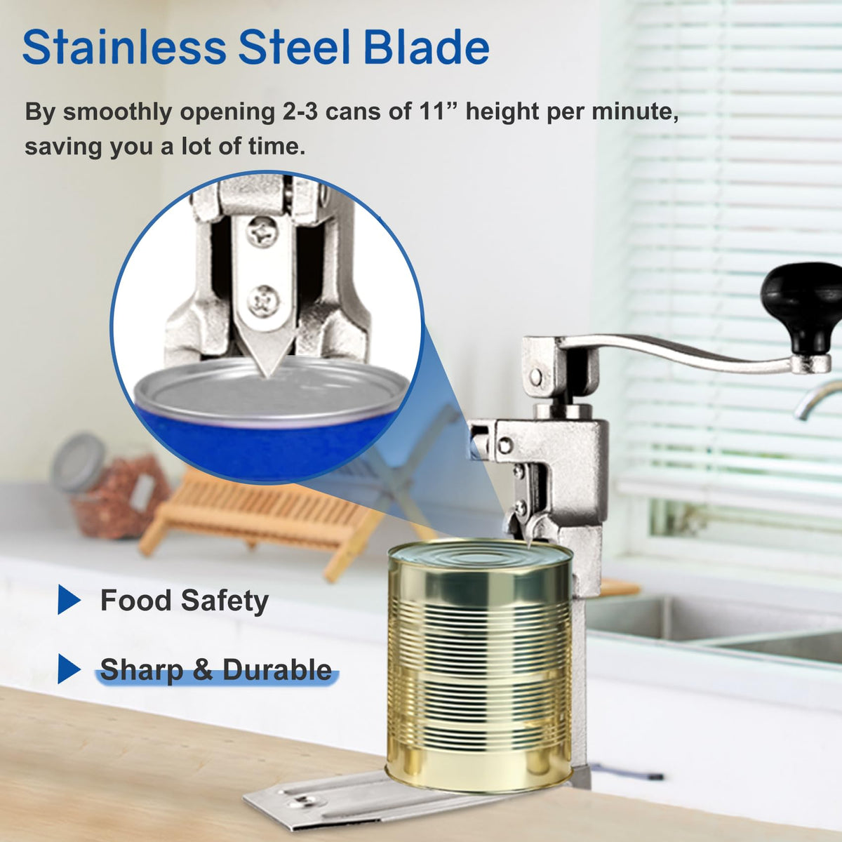 Lonsge side-view showcases compact footprint and counter-ready design.