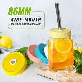 LonXFan colorful lids decorate jars for summer moments