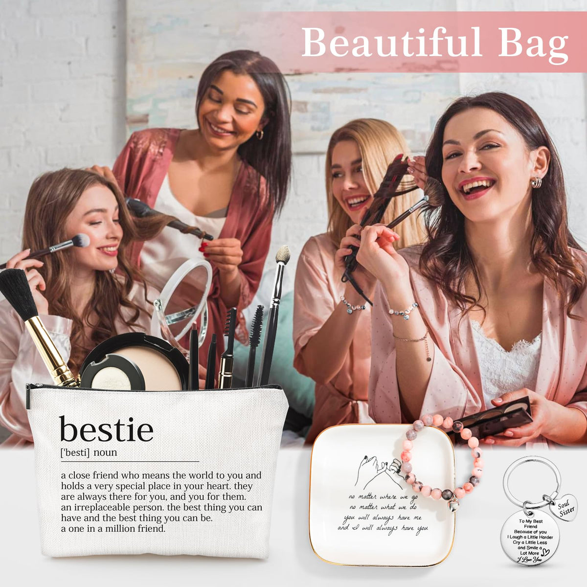 Looca Bestie dried flower card, meaningful message for her