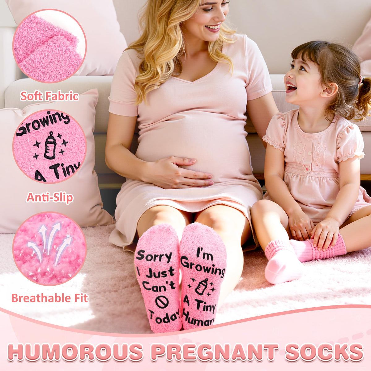 Looca heartfelt greeting card conveys warm wishes for the mom-to-be.