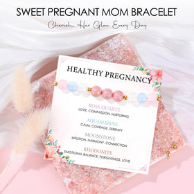 Looca pregnancy bracelet symbolizes support and connection during the journey.