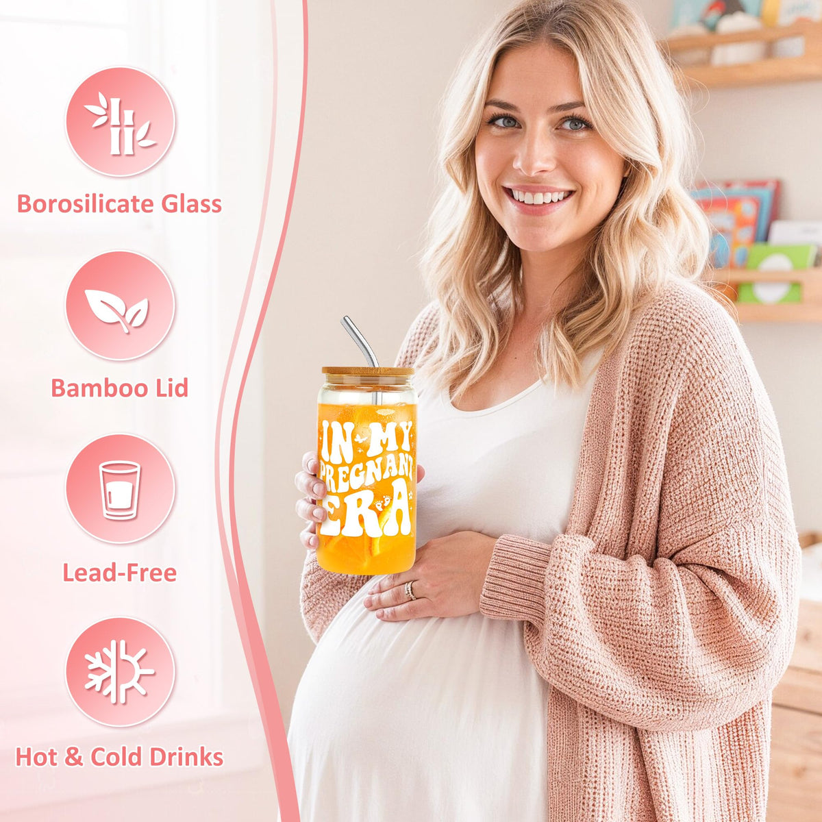 Looca fuzzy pregnancy socks provide cozy warmth and comfort for tired feet.