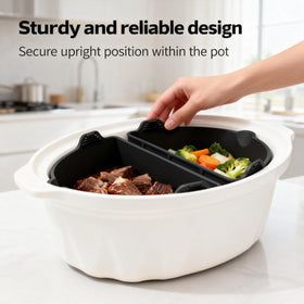 Loodkyoo fits most 6-8qt oval slow cookers for versatile use