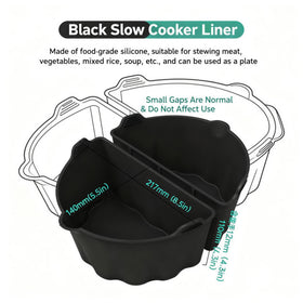 Loodkyoo durable silicone stays flexible without warping during long cooks