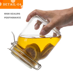 LOOIOOJ home canning glass jar usage for jams and preserves