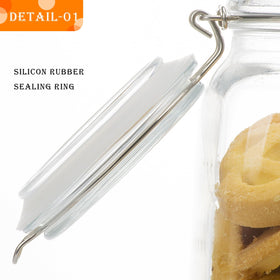 LOOIOOJ wide-mouth jar simplifies filling and thorough cleaning by hand