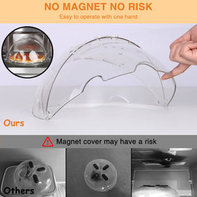 Lopeztek splatter guard for microwave prevents sauce leaks during reheating