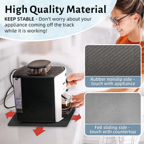 LOPNUR coffee maker slider helps reposition coffee gear with ease