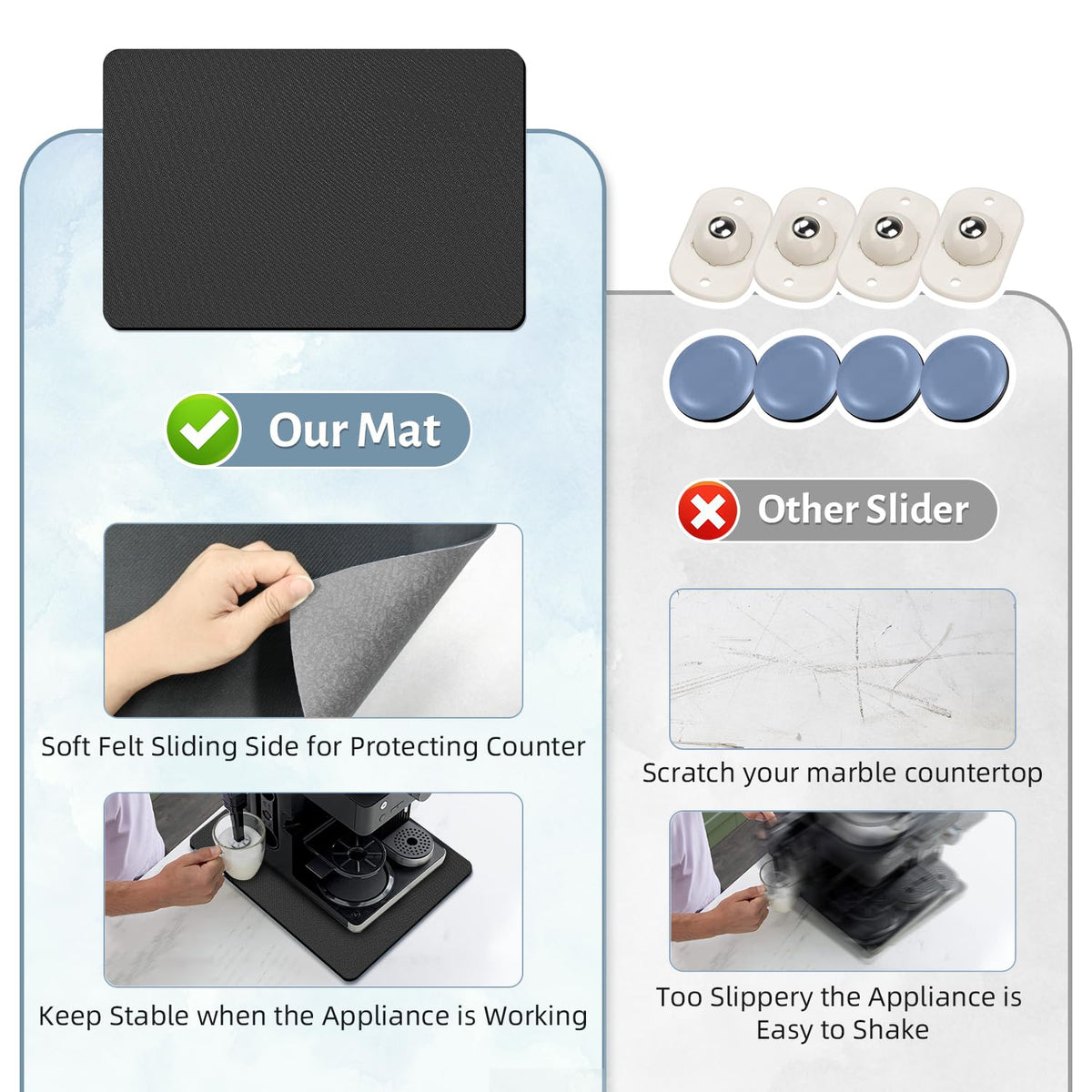 LOPNUR microwave mover glides smoothly with non-slip surface