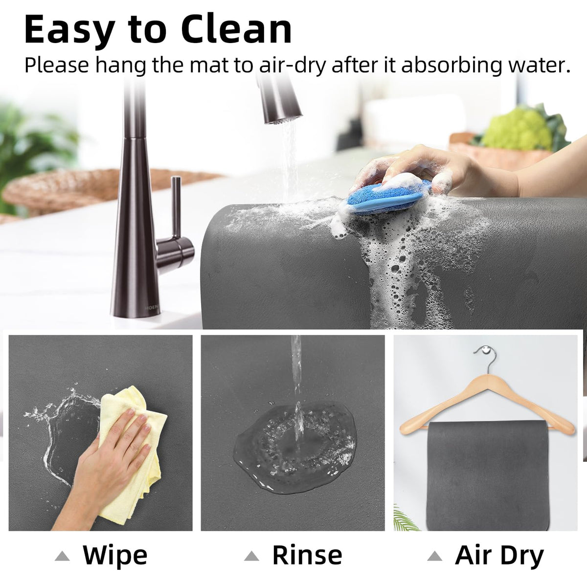 LOPNUR daily-use kitchen essential for organized drying and counter protection.