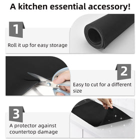 LOPNUR heat-resistant surface helps place warm cookware safely.